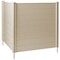 Casafield Privacy Screen - Outdoor Vinyl Fence Panel Enclosure for AC / Trash Bins / Pool Equipment